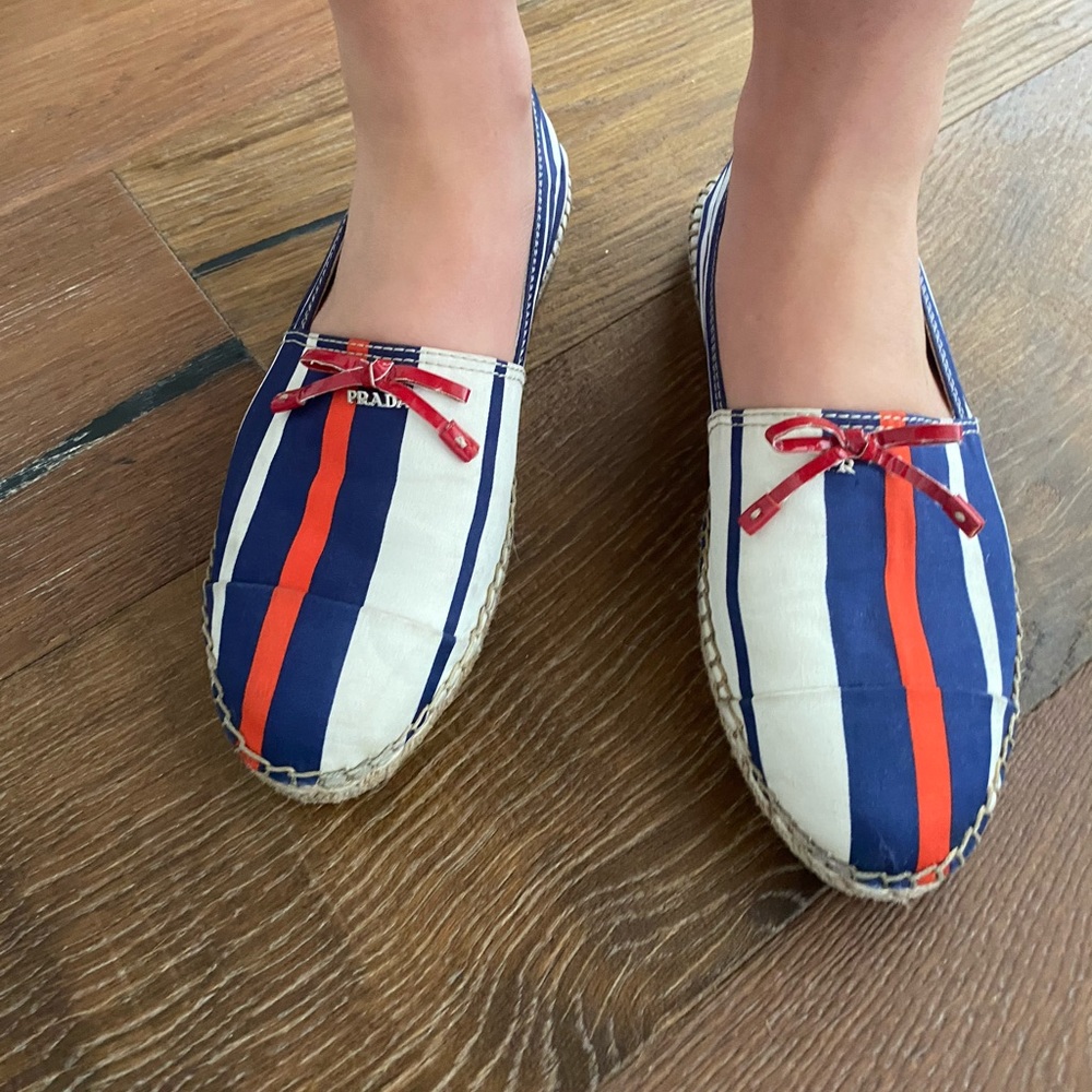 Prada espadrille worn once